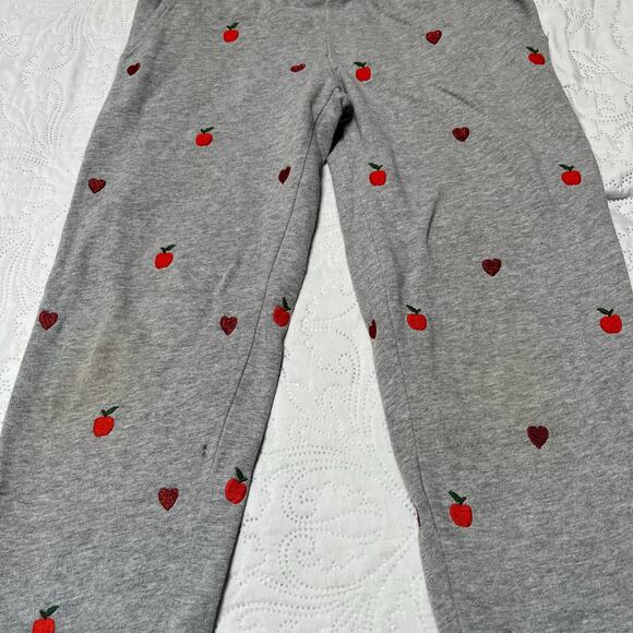 Mini Boden Apple and Heart Joggers Size 9 - Picture 5 of 5